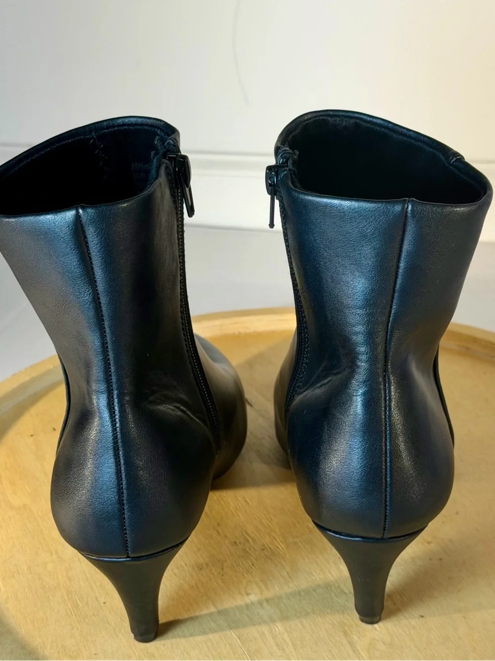 Women's Black Pointed Toe Ankle Boots